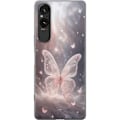Pikkukuva 1 / 3: Sony Xperia 10 VI Läpinäkyvä kuori Perhonen