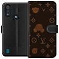 Miniatyrbillede 1 af 3: Motorola Moto E6i Tegnebogsetui Plush Luxe