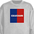 Miniatyrbilde 1 av 3: Sweatshirt for Voksen | Klassisk Collegegenser Oskarshamn – grå XL