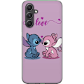 Miniatyrbillede 1 af 3: Samsung Galaxy S24 FE Gennemsigtig cover Lilo & Stitch – Ang