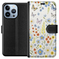 Miniatyrbilde 1 av 4: Apple iPhone 13 Pro Lommeboketui Sommerblomster