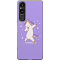 Miniatyrbillede 1 af 3: Sony Xperia 10 VI Gennemsigtig cover Enhjørning Dab