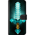 Pikkukuva 3 / 3: Apple iPhone SE (2020) Lompakkokotelo Minecraft miekka