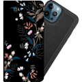 Miniatyrbillede 1 af 9: Apple iPhone 12 Pro Tegnebogsetui Blomster