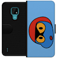 Miniatyrbillede 1 af 3: Motorola Moto E7 Tegnebogsetui Bold Bot Head
