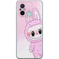 Miniatyrbild 1 av 3: Xiaomi Redmi 12C Genomskinligt Skal Labubu Bunny Series