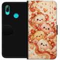 Kompatibel Tegnebogsetui til Huawei P smart 2019 Efterårsvenner orange