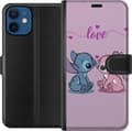 Kompatibelt Plånboksfodral till Apple iPhone 12 mini Lilo & Stitch – Angel Edition