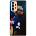 Pikkukuva 1 / 3: Samsung Galaxy A53 5G Läpinäkyvä kuori Lamine Yamal - Barcelonan ihmelapsi fokuksessa