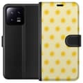 Kompatibelt Lommeboketui til Xiaomi 13 Gule soler gul