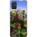 Kompatibelt Mobilskal till Samsung Galaxy A71 MineCraft