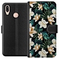 Miniatyrbillede 1 af 3: Huawei P20 lite Tegnebogsetui Blomster