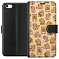Miniatyrbillede 1 af 3: Apple iPhone 5s Tegnebogsetui Kawaii capybara mobilcover med flere søde figurer