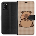 Miniatyrbillede 1 af 3: Samsung Galaxy A41 Tegnebogsetui Mobilskal kawaii capybara flera figurer japansk stil