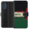 Miniatyrbilde 1 av 3: Motorola Moto E32s Lommeboketui Stå opp for Palestina - solid