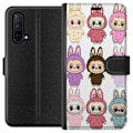 Miniatyrbild 1 av 3: OnePlus Nord CE 5G Plånboksfodral Labubu Pink Monster – Popkonst med Kawaii-touch