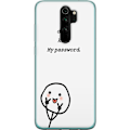 Miniatyrbild 1 av 3: Xiaomi Redmi Note 8 Pro  Genomskinligt Skal You Don’t Know My Password – edgy textmotiv med attityd