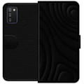 Miniatyrbillede 1 af 3: Samsung Galaxy A03s Tegnebogsetui Sorte Bølger