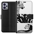 Miniatyrbillede 1 af 3: Motorola Moto G23 Tegnebogsetui Leopard Faces