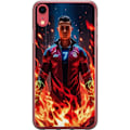 Pikkukuva 1 / 2: Apple iPhone XR Läpinäkyvä kuori Ronaldo Inferno - jalkapallolegenda liekeissä