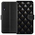 Miniatyrbillede 1 af 3: Samsung Galaxy A50 Tegnebogsetui Læder Sort