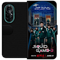 Miniatyrbild 1 av 3: Huawei nova 8 Pro Plånboksfodral Squid Game Säsong 3 Seriefigurer Populärt TV Serie Motiv Ikoner Spänning Drama Asiatisk Design Trend