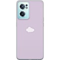 Pikkukuva 1 / 3: OnePlus Nord CE 2 5G Läpinäkyvä kuori Lila Pilvi - minimalistinen pilvi lila taustalla