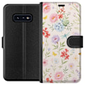 Miniatyrbilde 1 av 3: Samsung Galaxy S10e Lommeboketui Blomster