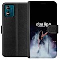Miniatyrbillede 1 af 3: Motorola Moto E13 Tegnebogsetui Dua Lipa – Signature Looks & Vibes