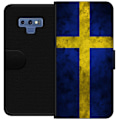 Pikkukuva 1 / 3: Samsung Galaxy Note9 Lompakkokotelo Ruotsin Lippu