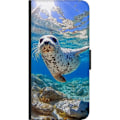 Miniatyrbillede 3 af 3: OnePlus 9 Pro Tegnebogsetui Salg Hav Svømning Dyremotiv Natur Vandmotiv Blåt Design Marin Tema Populært Motiv Dyreliv