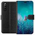 Miniatyrbilde 1 av 3: Sony Xperia 10 III Lommeboketui Magisk Sommerfugl