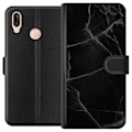Pikkukuva 1 / 3: Huawei P20 lite Lompakkokotelo Musta marmori