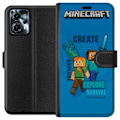 Miniatyrbillede 1 af 3: Motorola Moto G13 Tegnebogsetui Minecraft Huler