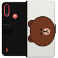 Pikkukuva 1 / 3: Motorola Moto E7 Power Lompakkokotelo line friends brown