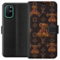 Miniatyrbillede 1 af 3: OnePlus 8T Tegnebogsetui Louis Vuitton Teddybjørn Mønster Luksus Mode Design Populært Motiv Mode Trend Luksuriøse Accessories