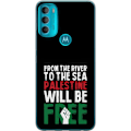 Pikkukuva 1 / 3: Motorola Moto G71 5G Läpinäkyvä kuori Vapauta Palestiina