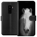 Miniatyrbillede 1 af 3: Samsung Galaxy S9+ Tegnebogsetui Hvid Hest