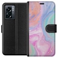 Miniatyrbillede 1 af 3: OnePlus Nord N300 Tegnebogsetui Pastelmarmor
