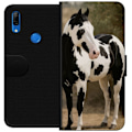 Miniatyrbild 1 av 3: Huawei P Smart Z Plånboksfodral Vacker Häst – elegant illu