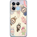 Pikkukuva 1 / 3: OnePlus Ace Racing Läpinäkyvä kuori Labubu Pop Mart Kokoelma Motiivi Figuuri Kokoelma Suunnittelu Suosittu Taidelelu Pop Mart Luova Graafinen