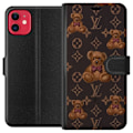 Pikkukuva 1 / 3: Apple iPhone 11 Lompakkokotelo Louis Vuitton Teddykarhu Kuvio Ylellinen Muotisuunnittelu Suosittu Motiivi Muoti-Trendi Ylelliset Asusteet