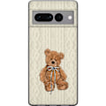 Miniatyrbild 1 av 3: Google Pixel 7 Pro Genomskinligt Skal Liten Nalle – klassisk nalle i enkel design