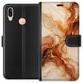 Miniatyrbilde 1 av 3: Kompatibelt Lommeboketui til Huawei P20 lite Høstagat beige