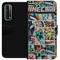 Miniatyrbilde 1 av 3: Huawei P smart 2021 Lommeboketui Minecraft Kunsthåndverk