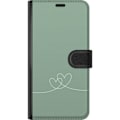 Miniatyrbillede 3 af 3: Samsung Galaxy S25 Tegnebogsetui Grøn Hjerte