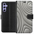 Pikkukuva 1 / 3: Samsung Galaxy A54 Lompakkokotelo Hopea-aallot