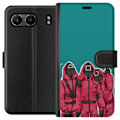 Miniatyrbild 1 av 3: OnePlus Nord 4 Plånboksfodral Squid Game Karaktärer Grafisk Design Seriefigurer Populär TV Motiv Asiatisk Stil Spännande Trend