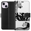 Pikkukuva 1 / 3: Apple iPhone 15 Lompakkokotelo Leopard Faces
