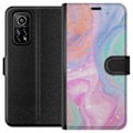 Miniatyrbillede 1 af 3: Xiaomi Mi 10T 5G Tegnebogsetui Pastelmarmor